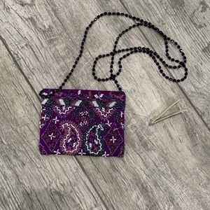 NWT Vibrant Beaded coin purse